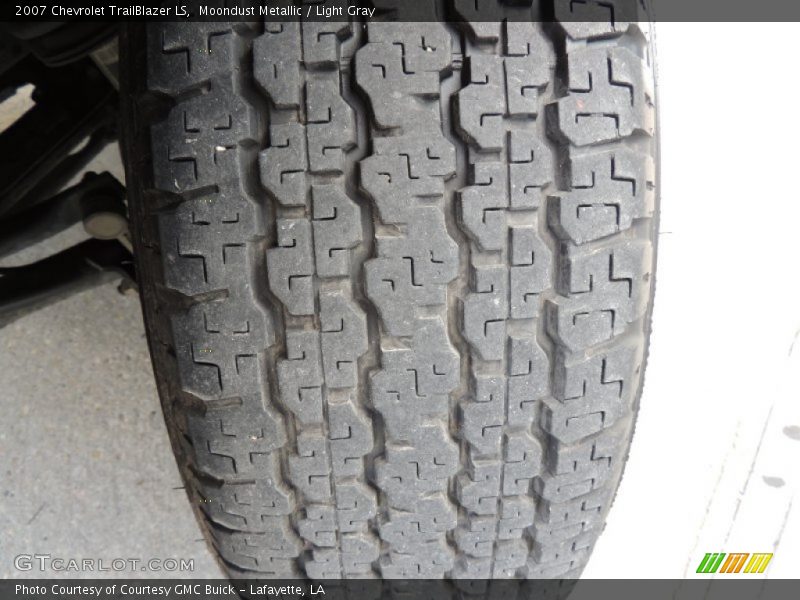 Moondust Metallic / Light Gray 2007 Chevrolet TrailBlazer LS