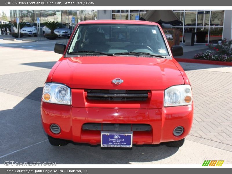 Aztec Red / Gray 2002 Nissan Frontier XE King Cab