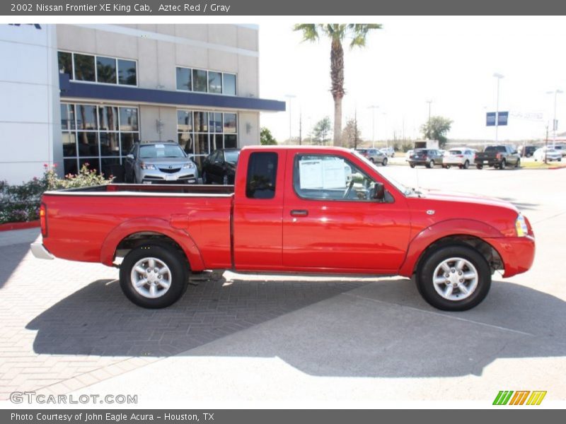 Aztec Red / Gray 2002 Nissan Frontier XE King Cab