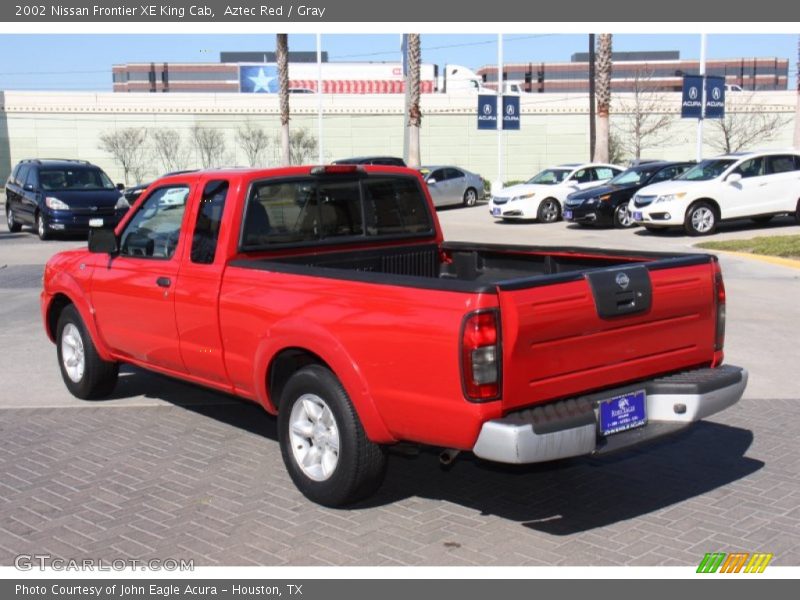 Aztec Red / Gray 2002 Nissan Frontier XE King Cab
