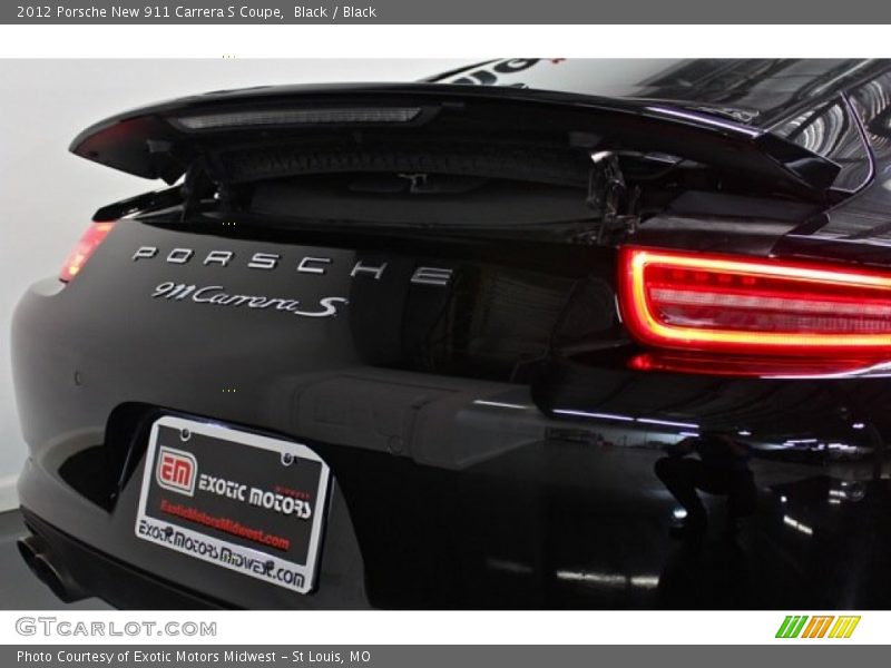 Black / Black 2012 Porsche New 911 Carrera S Coupe