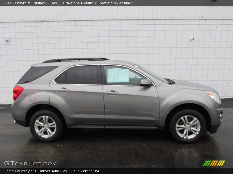 Graystone Metallic / Brownstone/Jet Black 2012 Chevrolet Equinox LT AWD
