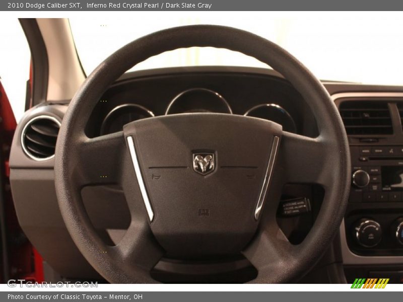 Inferno Red Crystal Pearl / Dark Slate Gray 2010 Dodge Caliber SXT