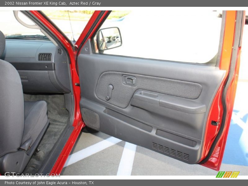 Aztec Red / Gray 2002 Nissan Frontier XE King Cab