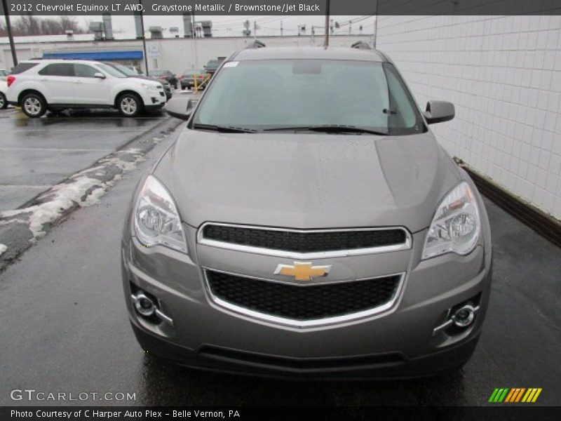 Graystone Metallic / Brownstone/Jet Black 2012 Chevrolet Equinox LT AWD