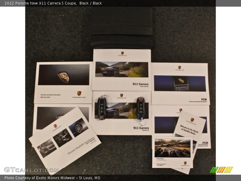Books/Manuals of 2012 New 911 Carrera S Coupe