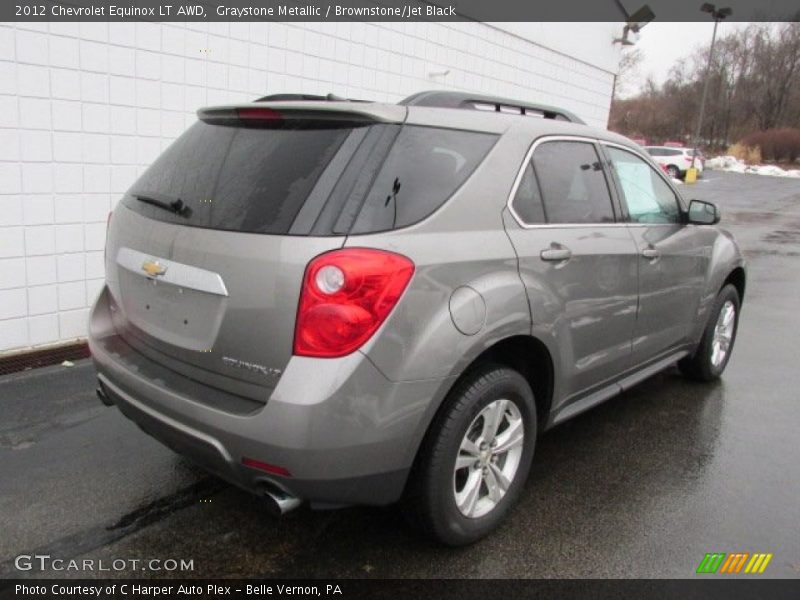 Graystone Metallic / Brownstone/Jet Black 2012 Chevrolet Equinox LT AWD