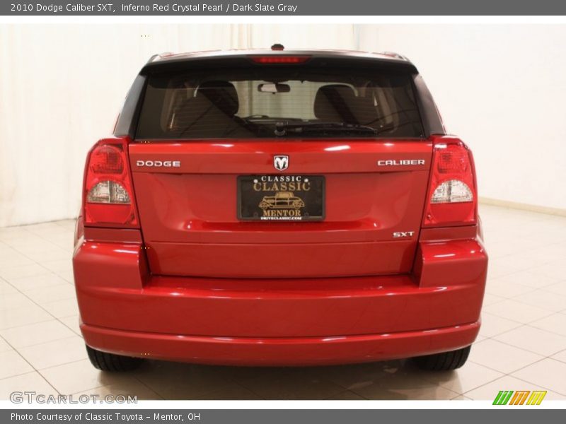 Inferno Red Crystal Pearl / Dark Slate Gray 2010 Dodge Caliber SXT