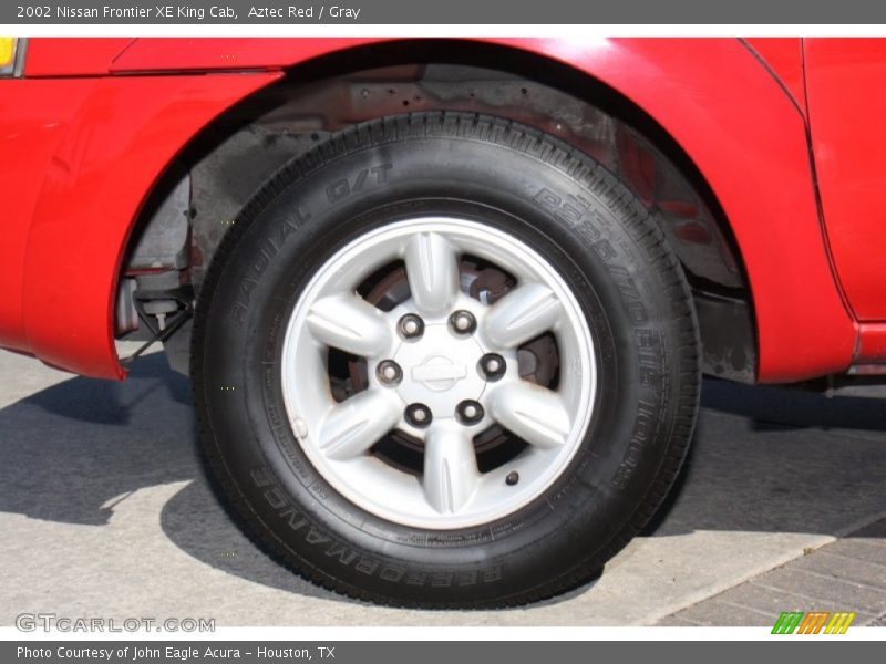 Aztec Red / Gray 2002 Nissan Frontier XE King Cab