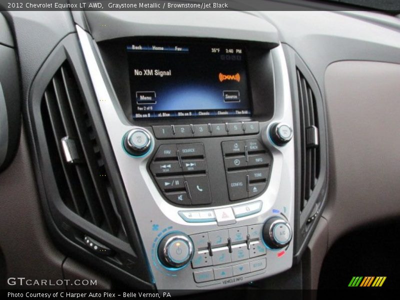Controls of 2012 Equinox LT AWD