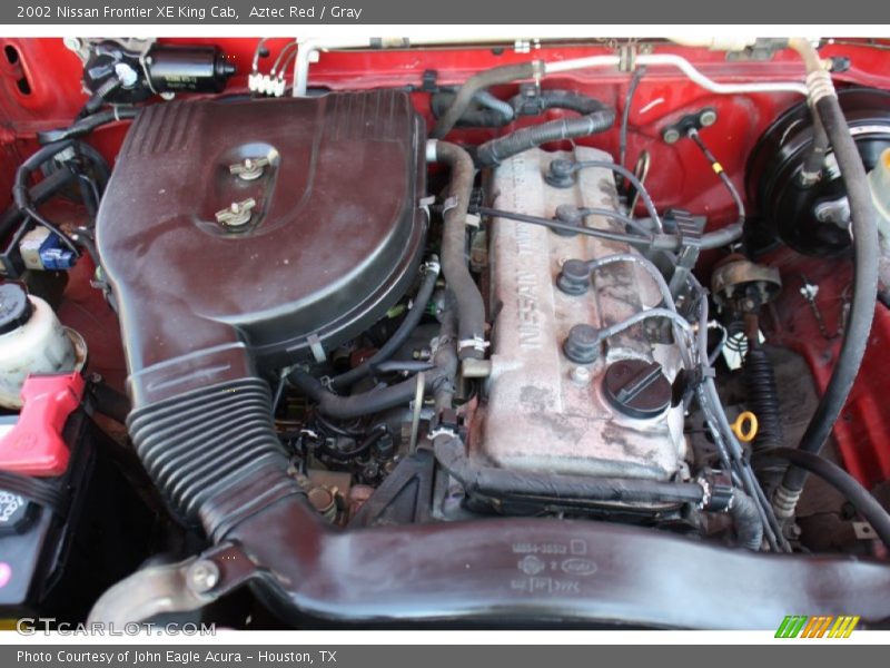 Aztec Red / Gray 2002 Nissan Frontier XE King Cab