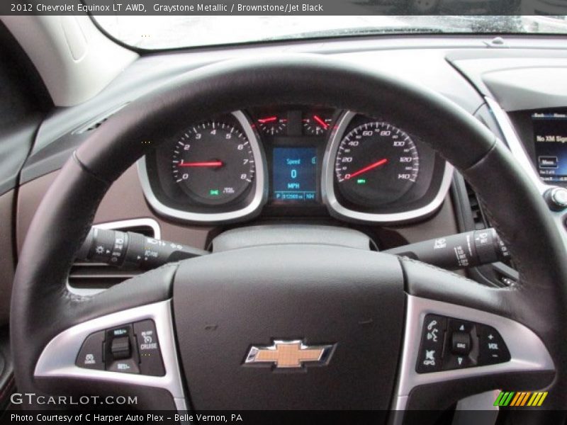 Graystone Metallic / Brownstone/Jet Black 2012 Chevrolet Equinox LT AWD