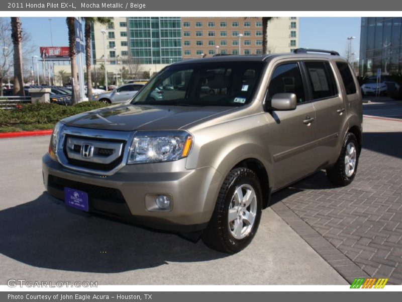 Mocha Metallic / Beige 2011 Honda Pilot EX-L