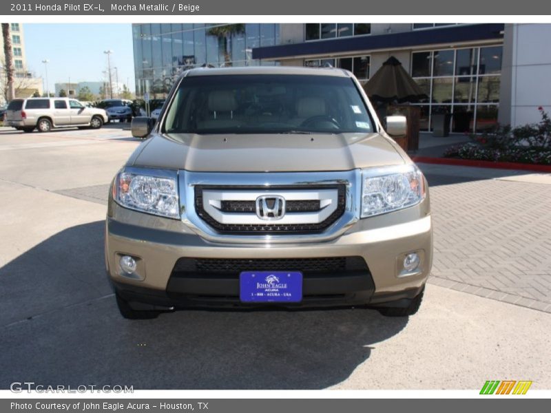 Mocha Metallic / Beige 2011 Honda Pilot EX-L