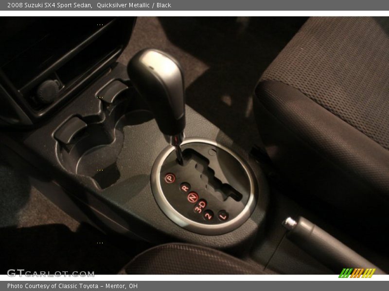 Quicksilver Metallic / Black 2008 Suzuki SX4 Sport Sedan