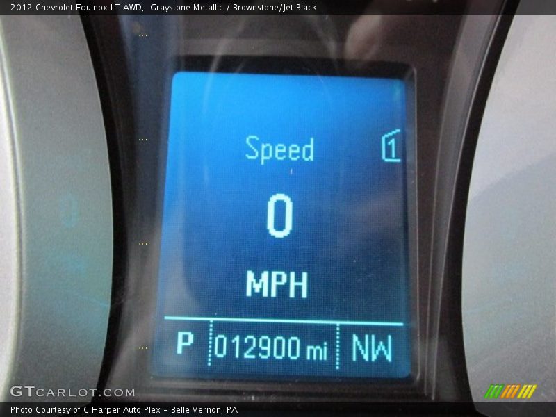 Graystone Metallic / Brownstone/Jet Black 2012 Chevrolet Equinox LT AWD