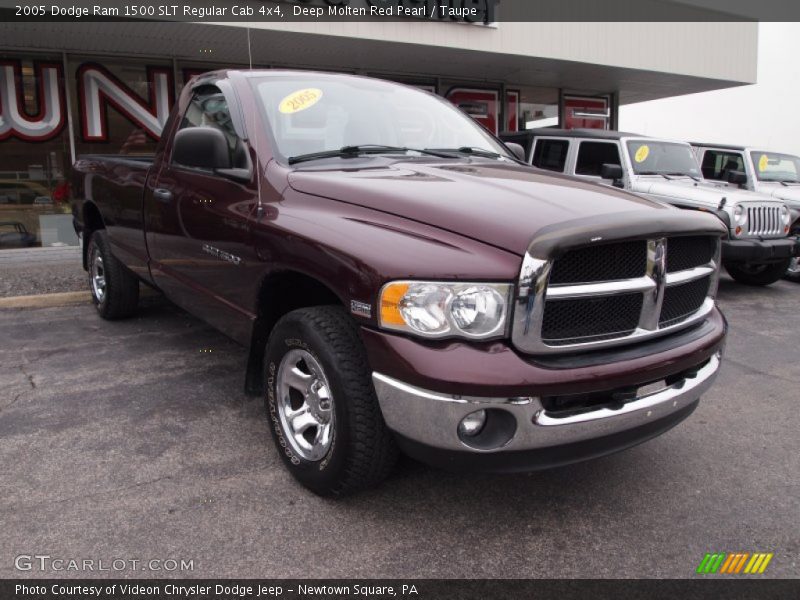 Deep Molten Red Pearl / Taupe 2005 Dodge Ram 1500 SLT Regular Cab 4x4