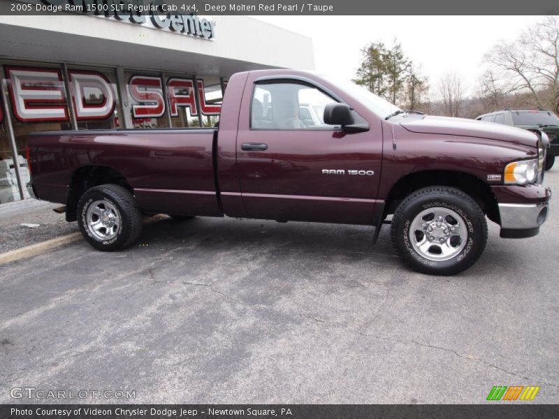 Deep Molten Red Pearl / Taupe 2005 Dodge Ram 1500 SLT Regular Cab 4x4