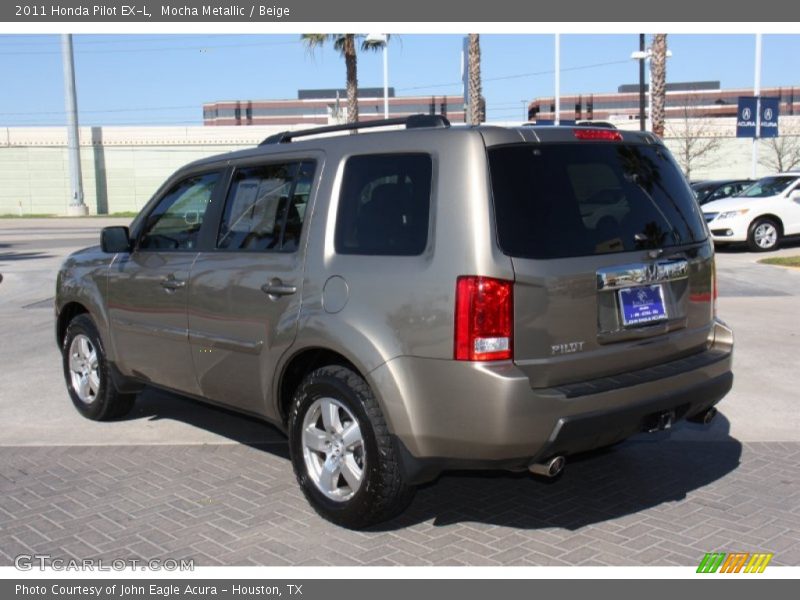 Mocha Metallic / Beige 2011 Honda Pilot EX-L