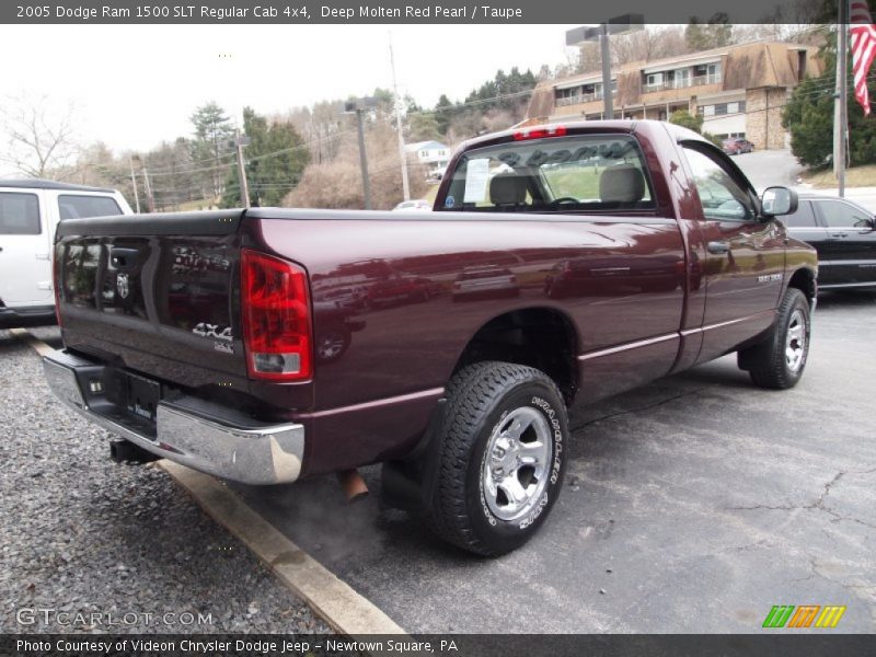  2005 Ram 1500 SLT Regular Cab 4x4 Deep Molten Red Pearl