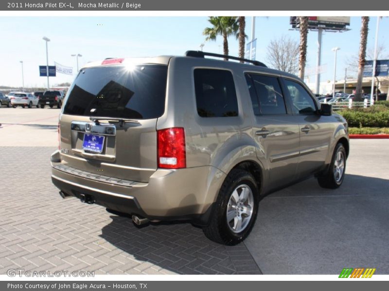 Mocha Metallic / Beige 2011 Honda Pilot EX-L