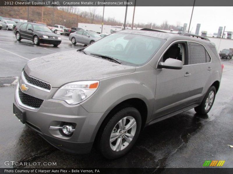 Graystone Metallic / Brownstone/Jet Black 2012 Chevrolet Equinox LT AWD