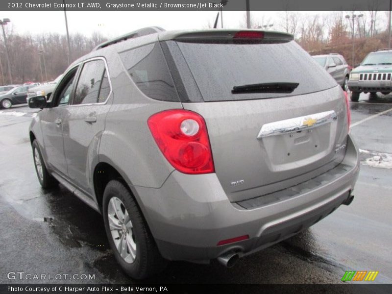 Graystone Metallic / Brownstone/Jet Black 2012 Chevrolet Equinox LT AWD