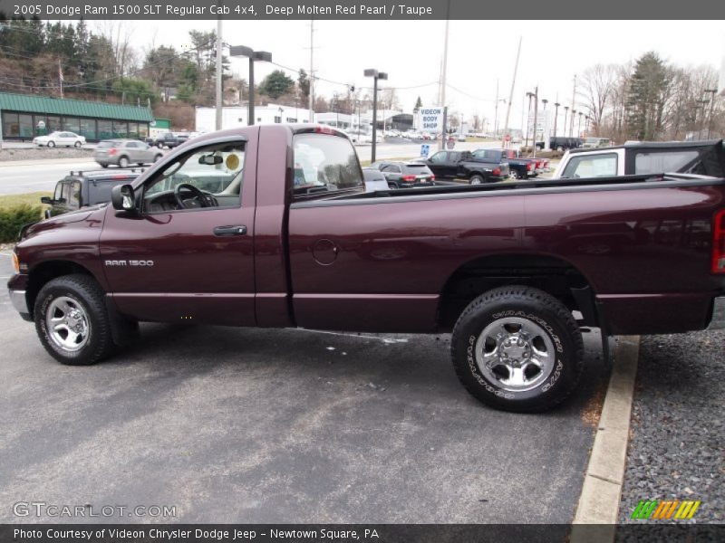 Deep Molten Red Pearl / Taupe 2005 Dodge Ram 1500 SLT Regular Cab 4x4