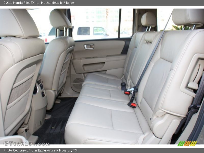 Rear Seat of 2011 Pilot EX-L