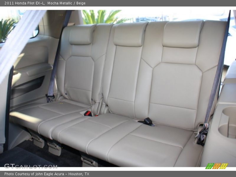 Rear Seat of 2011 Pilot EX-L