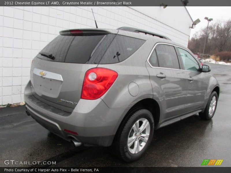 Graystone Metallic / Brownstone/Jet Black 2012 Chevrolet Equinox LT AWD