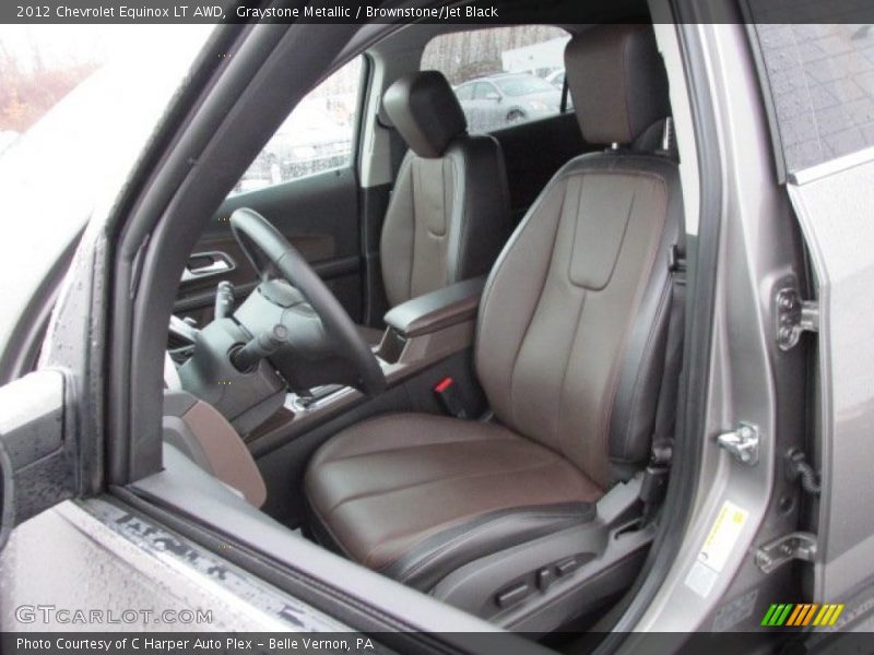 Graystone Metallic / Brownstone/Jet Black 2012 Chevrolet Equinox LT AWD