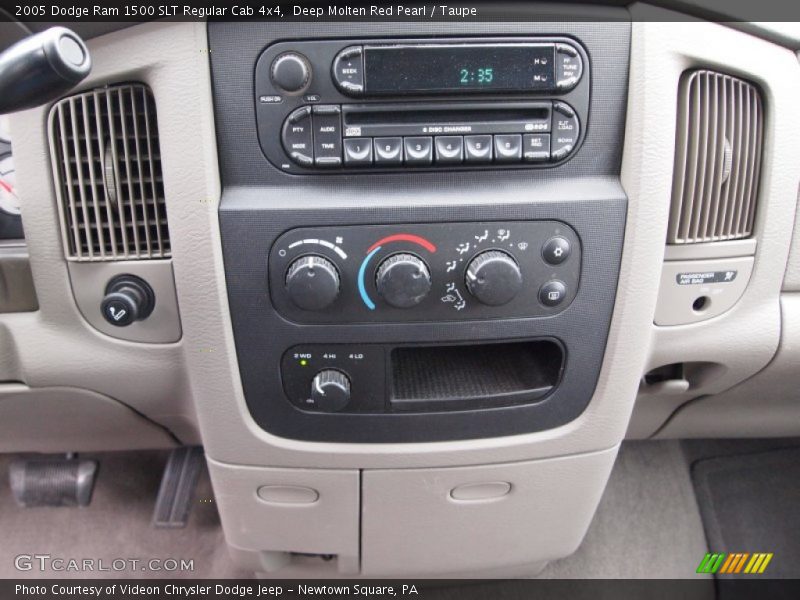 Controls of 2005 Ram 1500 SLT Regular Cab 4x4