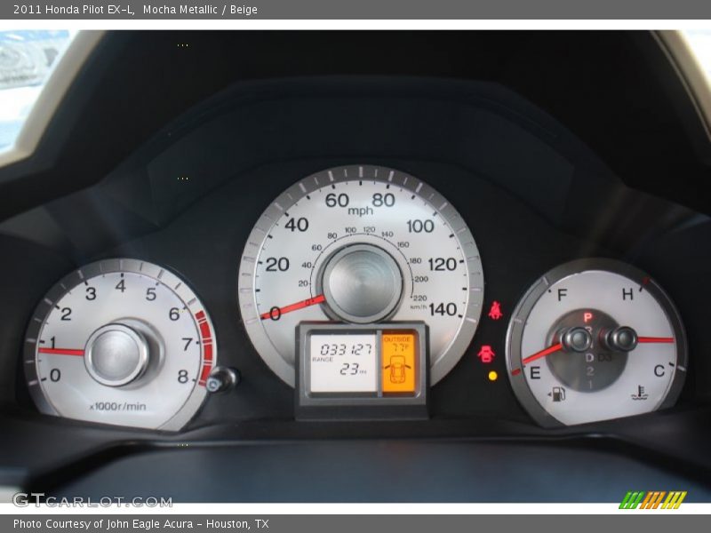  2011 Pilot EX-L EX-L Gauges