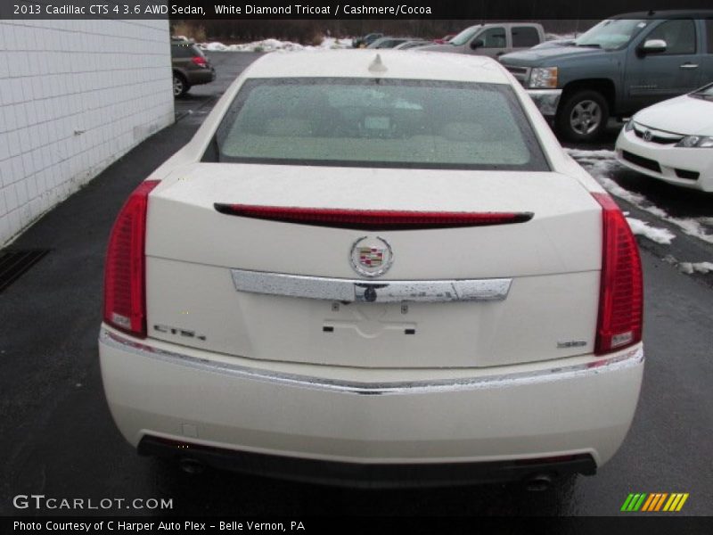 White Diamond Tricoat / Cashmere/Cocoa 2013 Cadillac CTS 4 3.6 AWD Sedan