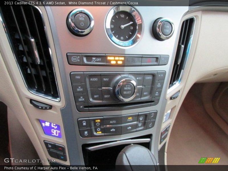 White Diamond Tricoat / Cashmere/Cocoa 2013 Cadillac CTS 4 3.6 AWD Sedan
