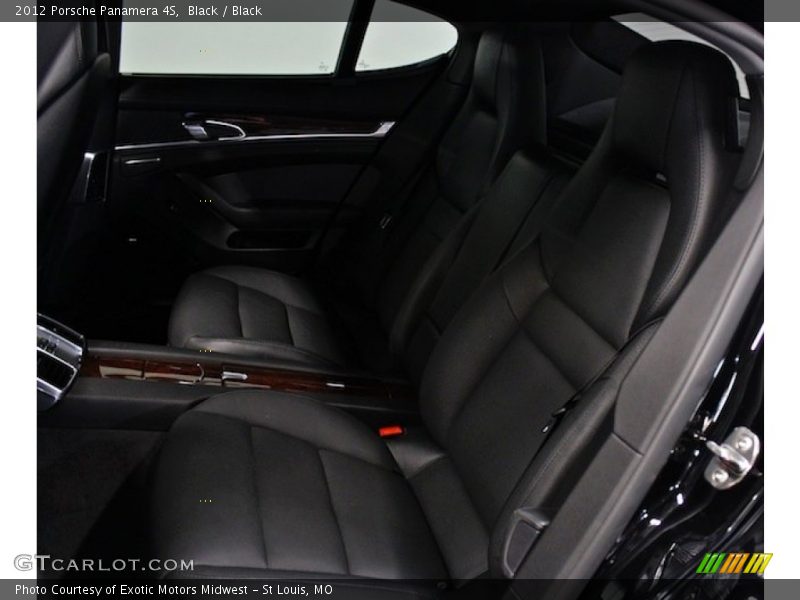 Rear Seat of 2012 Panamera 4S