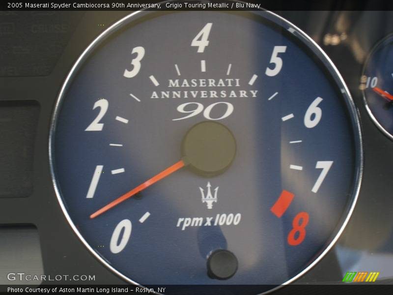 Grigio Touring Metallic / Blu Navy 2005 Maserati Spyder Cambiocorsa 90th Anniversary
