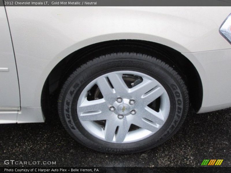 Gold Mist Metallic / Neutral 2012 Chevrolet Impala LT