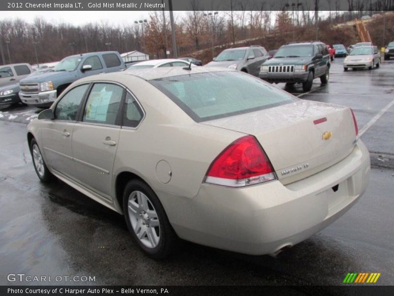  2012 Impala LT Gold Mist Metallic