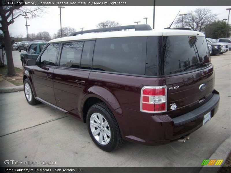 Bordeaux Reserve Red Metallic / Medium Light Stone 2011 Ford Flex SE