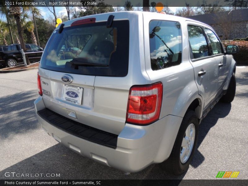 Ingot Silver Metallic / Stone 2011 Ford Escape XLS