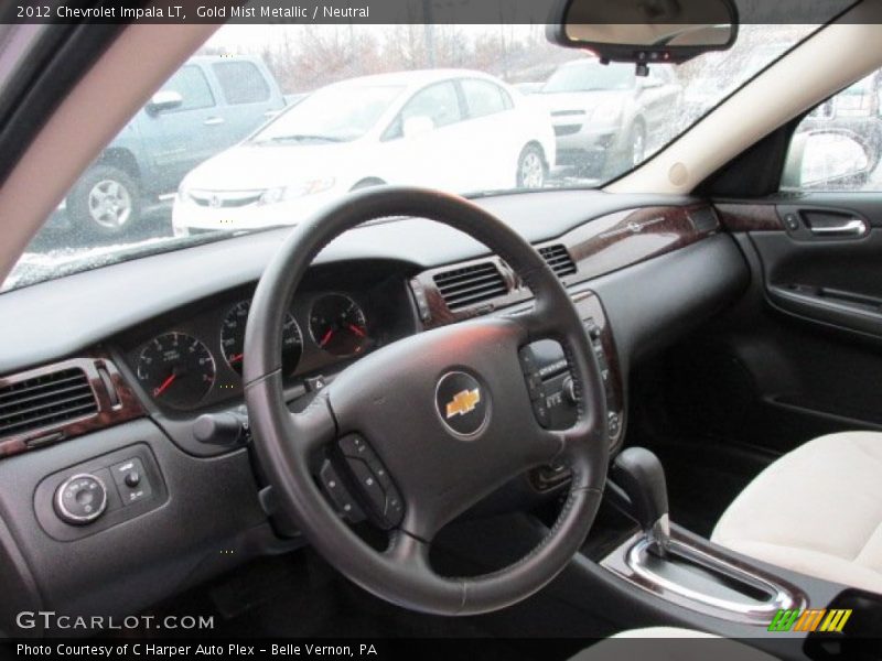 Gold Mist Metallic / Neutral 2012 Chevrolet Impala LT
