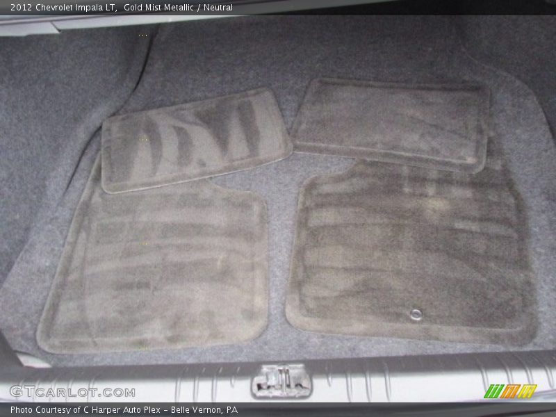 Gold Mist Metallic / Neutral 2012 Chevrolet Impala LT