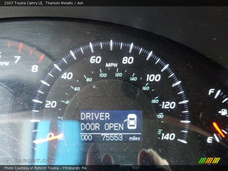 Titanium Metallic / Ash 2007 Toyota Camry LE