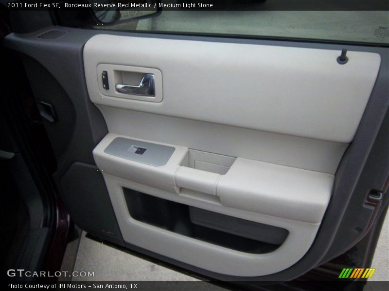 Bordeaux Reserve Red Metallic / Medium Light Stone 2011 Ford Flex SE
