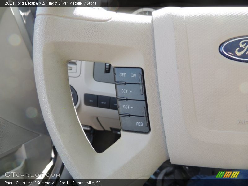 Ingot Silver Metallic / Stone 2011 Ford Escape XLS