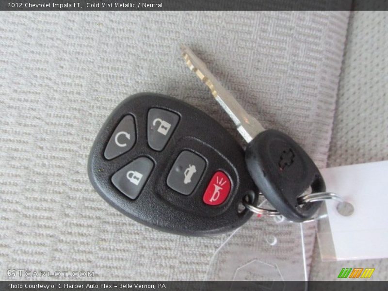 Keys of 2012 Impala LT