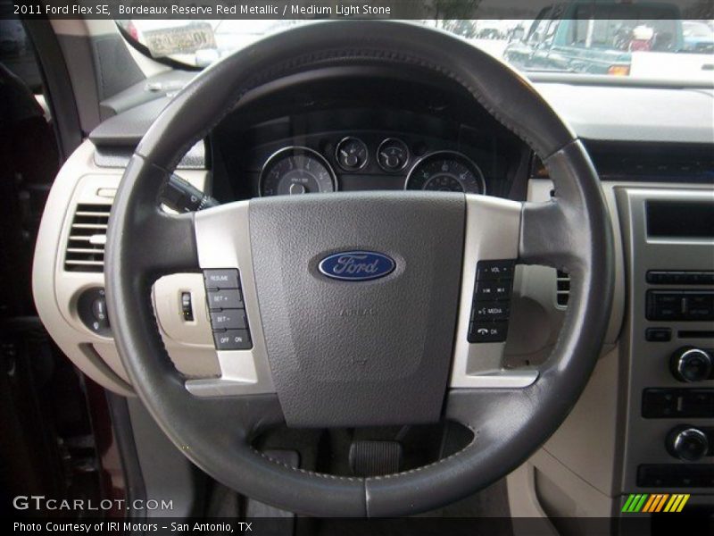 Bordeaux Reserve Red Metallic / Medium Light Stone 2011 Ford Flex SE