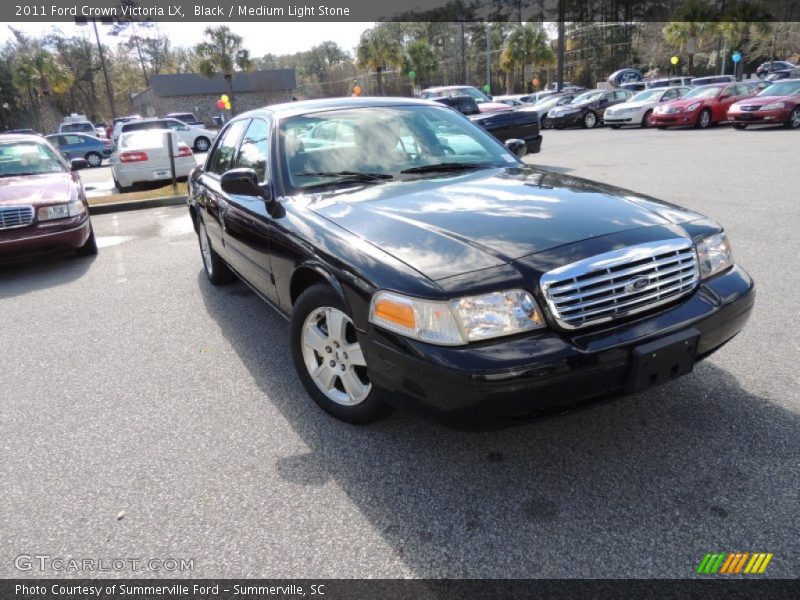 Black / Medium Light Stone 2011 Ford Crown Victoria LX